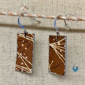 ♻️ Recycled Paper Earrings